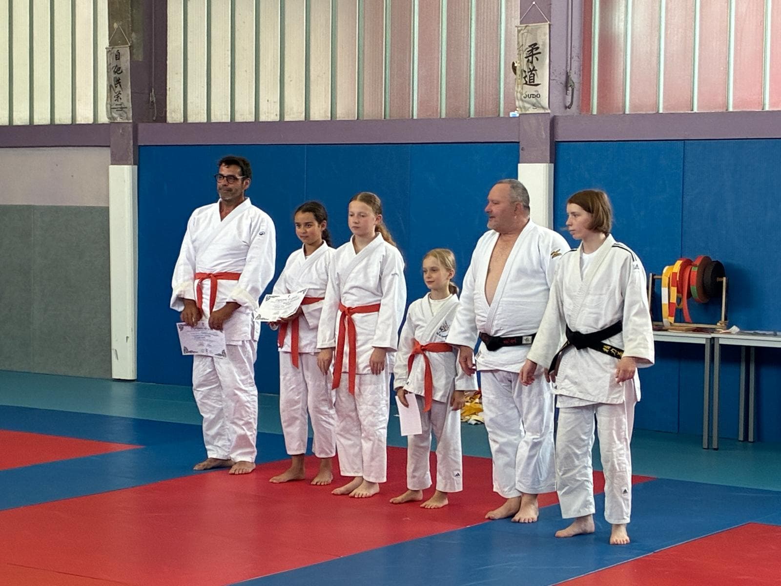 remise des ceintures orange
