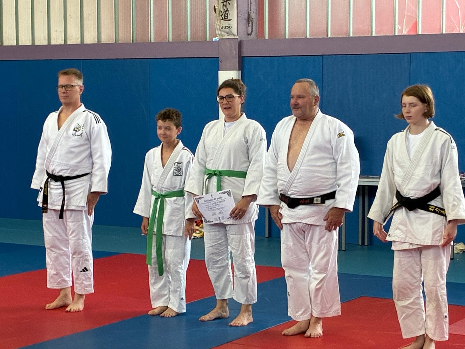 remise des ceintures vertes